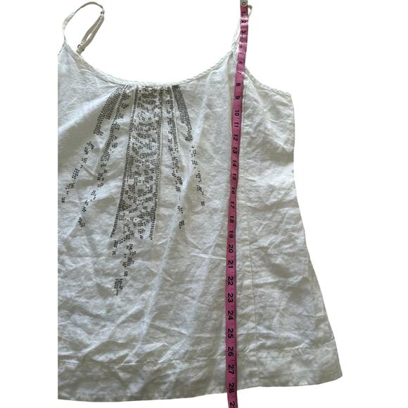 Eileen Fisher- Linen Sequin Tank - XL (NWOT) - Picture 6 of 9